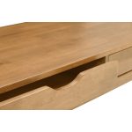 LAMAR 106cm Solid Wood Coffee Table-Natural - Image 9