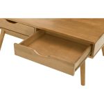 LAMAR 106cm Solid Wood Coffee Table-Natural - Image 11
