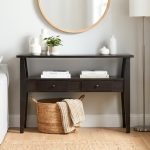 GASTON 120cm Console Table-Dark Chestnut