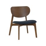ALETA Solid Wood Lounge Chair-Cocoa - Image 3