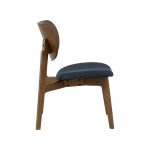 ALETA Solid Wood Lounge Chair-Cocoa - Image 6
