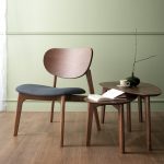 ALETA Solid Wood Lounge Chair-Cocoa - Image 2