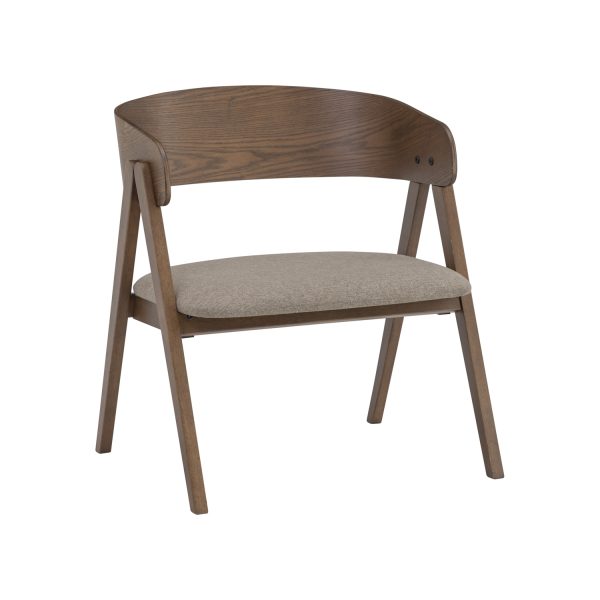 CARTER 1 Seater Lounge Chair-Cocoa