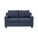 BALENO 2 Seater Fabric Sofa-Blue - Image 3