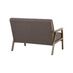 TUCSON 2 Seater Fabric Sofa-Chestnut - Image 3