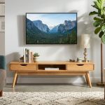 LAMAR 150cm Solid Wood TV Cabinet-Natural