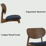 ALETA Solid Wood Lounge Chair-Cocoa - Image 9