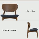 ALETA Solid Wood Lounge Chair-Cocoa - Image 8