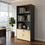 GASTAN Full Melamine Filling Cabinet With Key Lock-3 Colors - Image 2