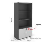 GASTAN Full Melamine Filling Cabinet With Key Lock-3 Colors - Image 4