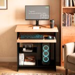 GASTAN Full Melamine 75cm Compact Computer Table-3 Colors - Image 3