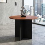 GR90 D90cm Melamine Round Conference Table-3 Colors