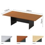 GV24 240cm Melamine Top Conference Table-3 Colors - Image 4