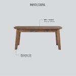 HIACE Solid Wood Coffee Table-Cocoa - Image 4