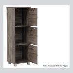 NAOMI 3 Door Storage Box With Lock-White - Image 16