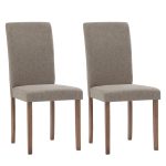 AMOS 4 Seater Dining Set-Grey Fabric - Image 5