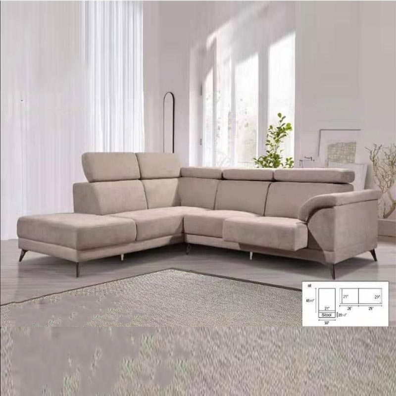 M1295 Vesarei 5 Seater L Shaped Sofa