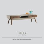 BAILEY 150cm TV Cabinet-Taupe Grey - Image 5