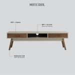 BAILEY 150cm TV Cabinet-Taupe Grey - Image 6