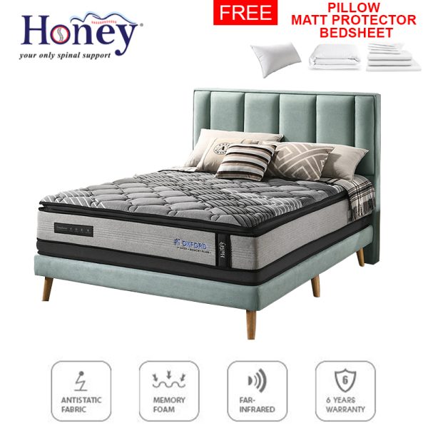 HONEY Oxford 14″ High Resilience Foam Graphene Series Mattress