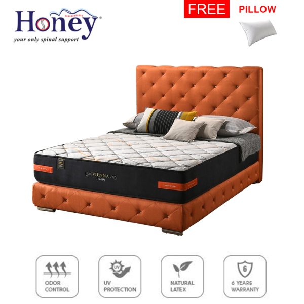 HONEY Vienna 10″ Natural Latex CAFÉ + SERIES Mattress