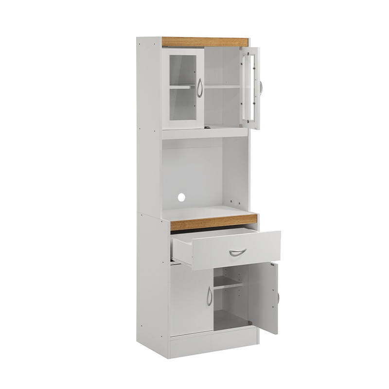 MERITUS Compact Size Kitchen Cabinet-White - FurnitureDirect.com.my