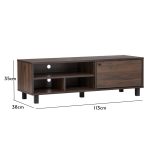 AUBURN 120cm TV Cabinet-Walnut - Image 7