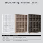 HAVIR 20 Compartment File Cabinet-Ebonnese - Image 6