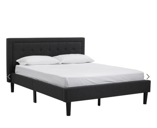 HAYDEN 2M Queen Size Bed Frame-Dark Grey photo review