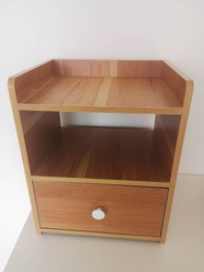 Click to view full screen HOLLY 1 Drawer Bedside Table-Maple photo review