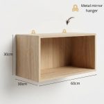 DIYA DY 1 Wall Mounted And Stackable Storage Cube Cabinet - Image 3