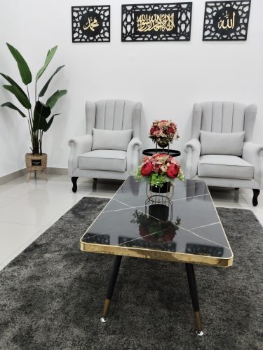 KYRA 120x60CM Acrylic Top Coffee Table photo review