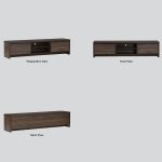 BELDEN 6 Feet TV Cabinet-Walnut - Image 9
