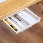 MUJI Style Self Stick Portable Hidden Drawer