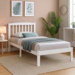 DEBORAH Single Size Solid Wood Bed Frame