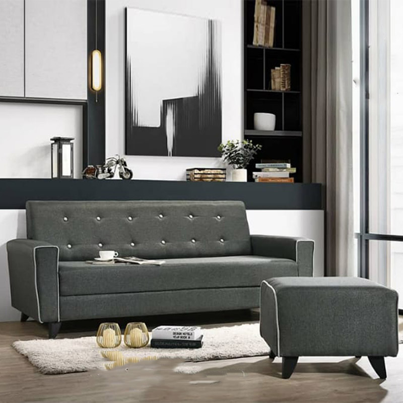 Grey sofa 2025 stool