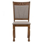[Set of 2] TEGUS Wooden Dining Chair-Cocoa - Image 2