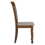 [Set of 2] TEGUS Wooden Dining Chair-Cocoa - Image 3