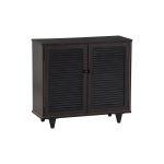 ALMO 2 Door Shoe Cabinet-Cappuccino - Image 8