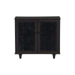 ALMO 2 Door Shoe Cabinet-Cappuccino - Image 4