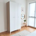 CHELSEA 3 Door Wardrobe-Oak+White - Image 2