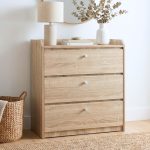 HUGO 3 Drawer Chest-Oak - Image 2