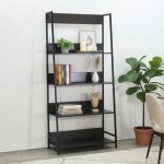 NORMAD 4 Tier Ladder Book Shelf-Dark Wenge - Image 9