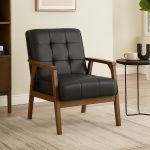 TUCSON 1 Seater PU Sofa-Black