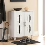HASTING 2 Door Shoe Cabinet-White