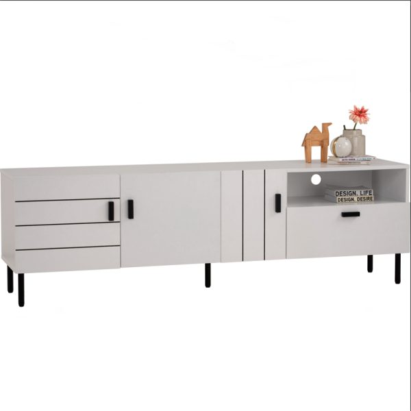 KODA 6 Feet TV Cabinet-White