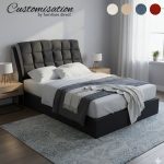 CUSTOM MADE-LEONIE Hydraulic Divan Bed Frame-2 Sizes - Image 2