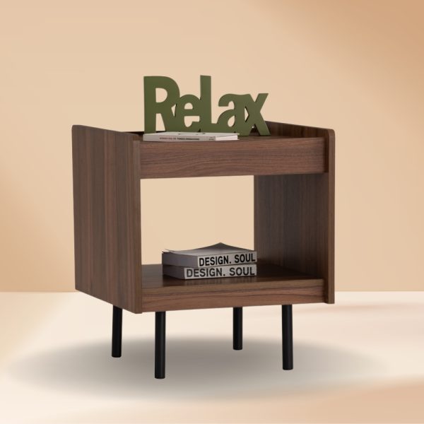 DENVER Side Table-Walnut