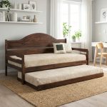 KEISHA Solid Wood Day Bed With Pull Out-Dirty Oak - Image 2