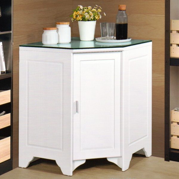 MIYA 124 Kitchen Cabinet-White